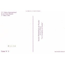 SOMME : lot de 22 CP modernes, expositions, salons, club cartophile - tres bon etat