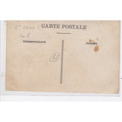 SAINT CERE ? : carte photo de l'hotel et café BOUDY ( draps de l'usine de SOULHOL) - très bon état