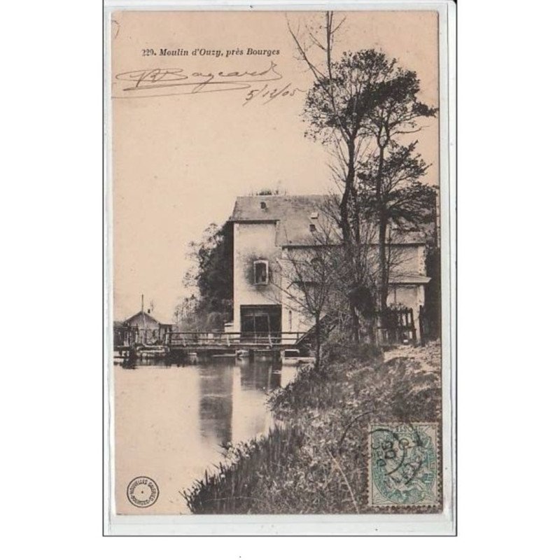 OUZY : moulin - près de Bourges- très bon état