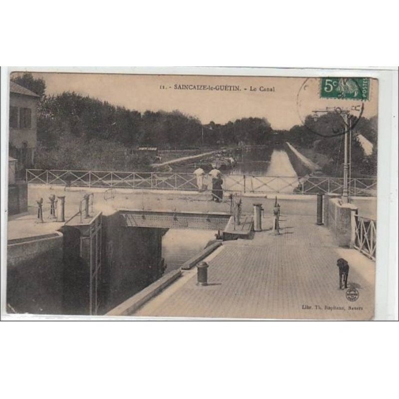 SAINCAIZE-LE-GUETIN : le canal - très bon état
