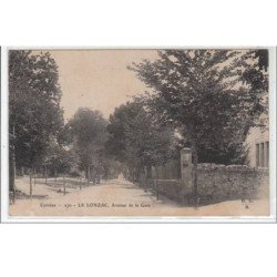 CORREZE : LE LONZAC : avenue de la gare - très bon état