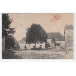 CORREZE : LE LONZAC : place de l'église - très bon état