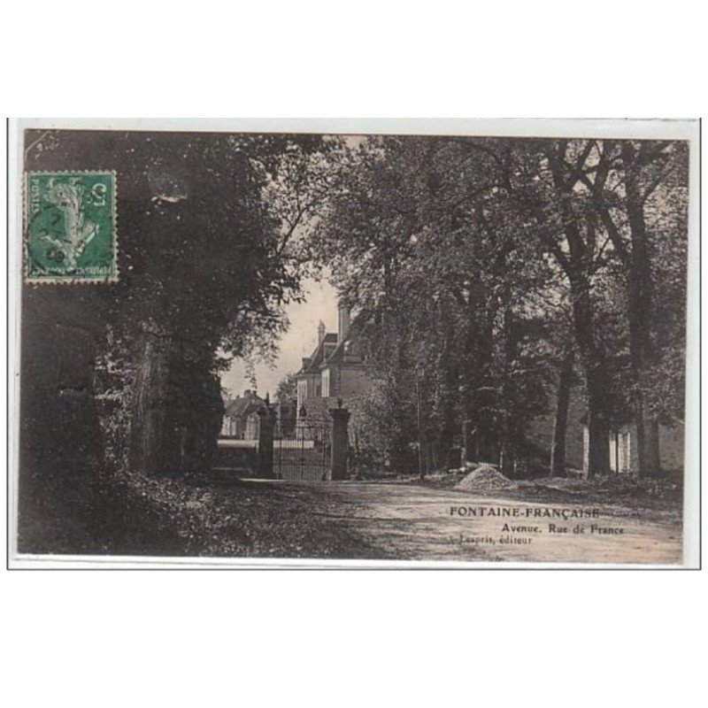 FONTAINE FRANCAISE : avenue, rue de France - très bon état