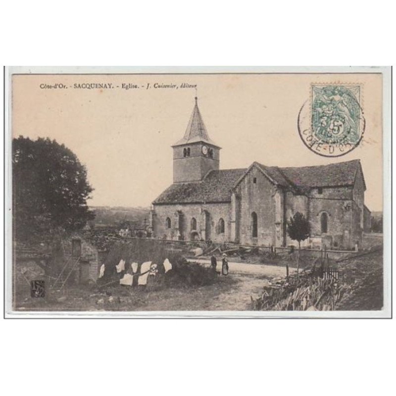 COTE D'OR : SACQUENAY : église - très bon état