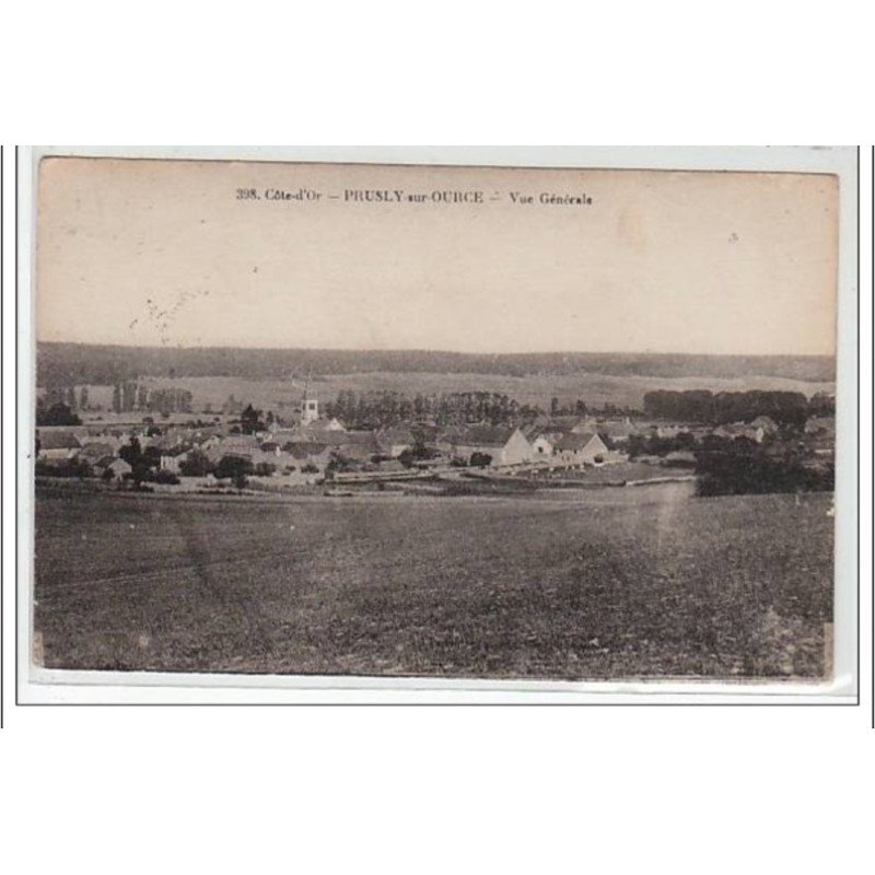 COTE D'OR : PRUSLY SUR OURCE : vue générale - très bon état