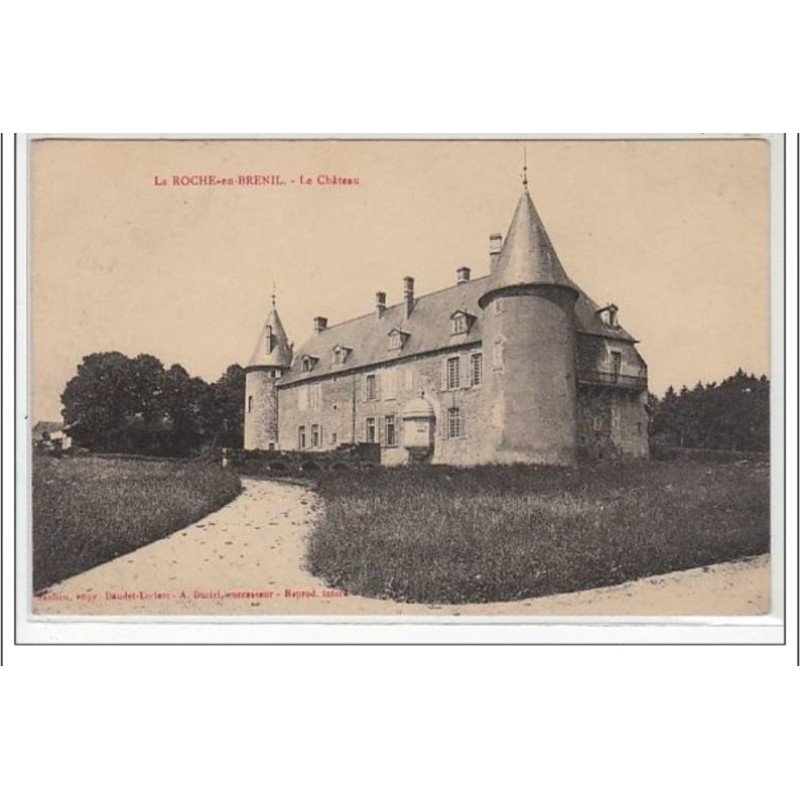 LA ROCHE EN BRENIL : le château - très bon état