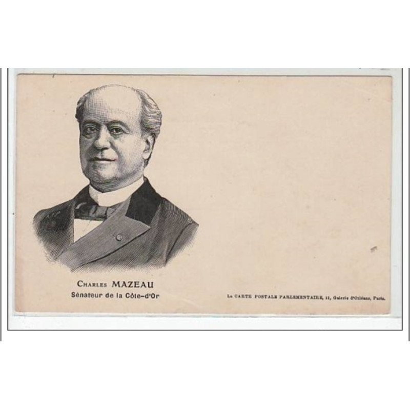 Charles Mazeau : sénateur de la Côte-d'Or - très bon état