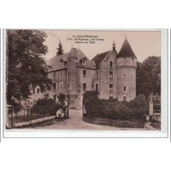 LA CREUSE PITTORESQUE : SAINT AIGNAN : château du Theil - près Crocq - très bon état