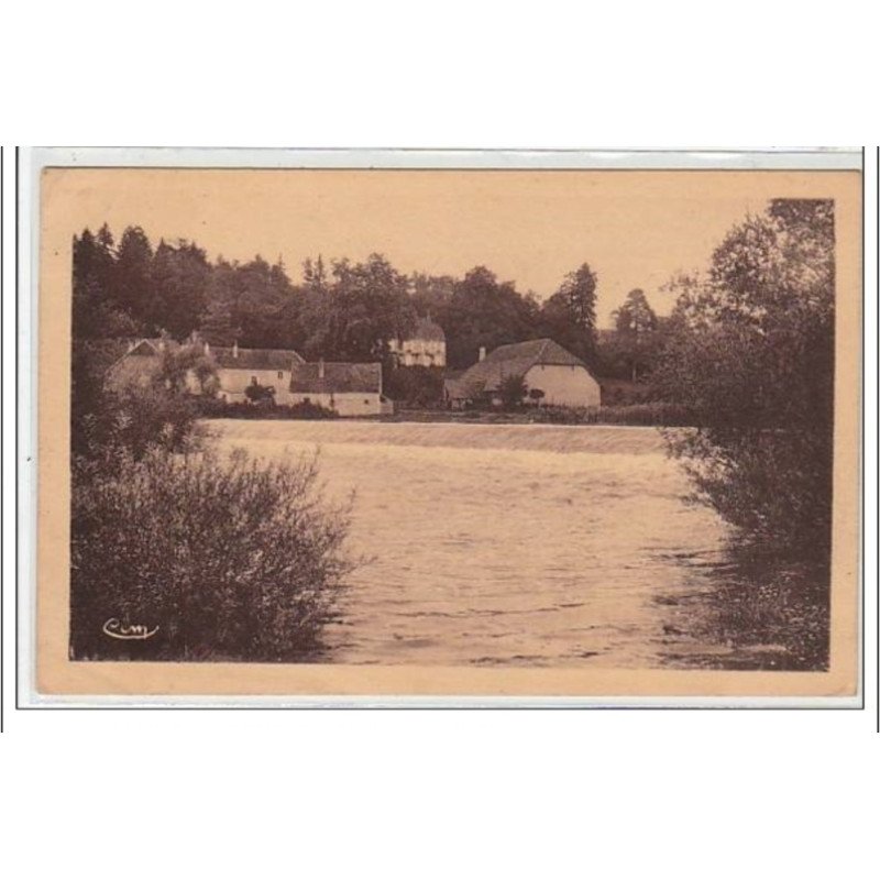 MONTAGNEY : le barrage et le château - environs de Rougemont - très bon état