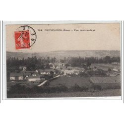 CREVECOEUR : vue panoramique - très bon état