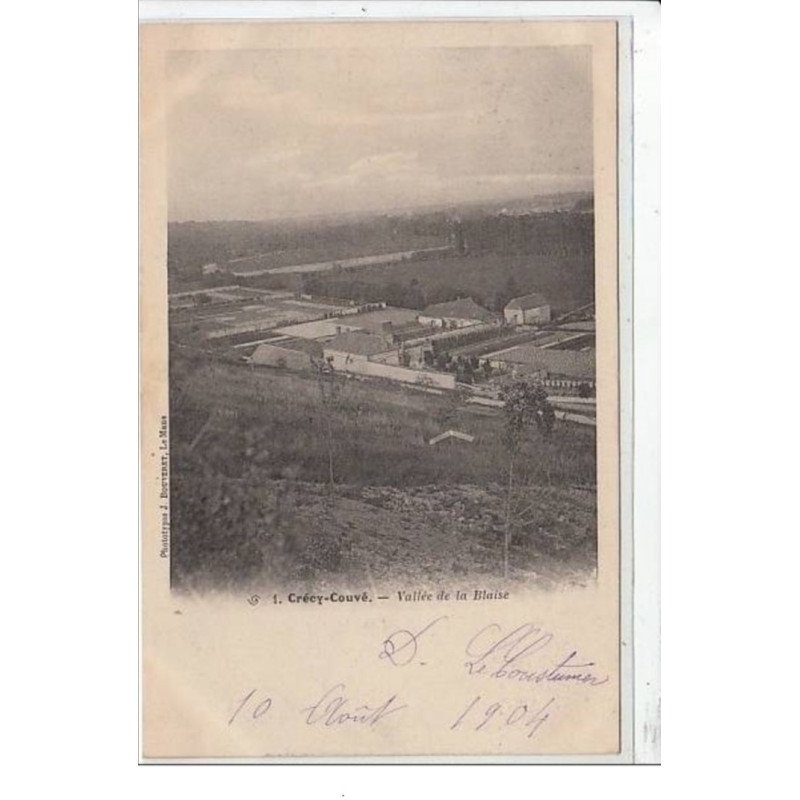 CRECY COUVE : vallée de la Blaise - très bon état