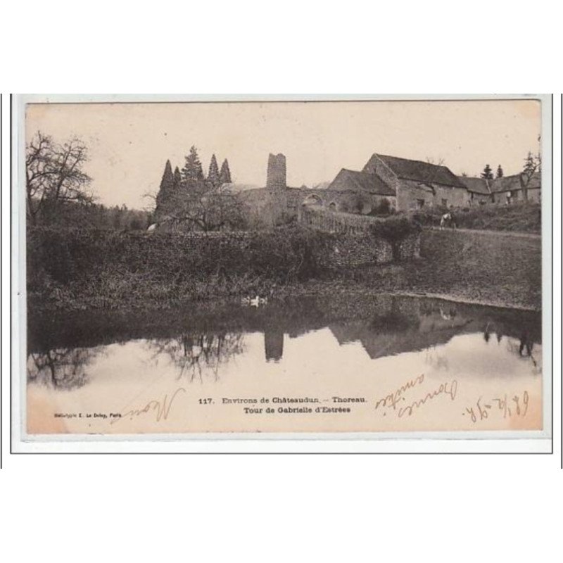 THOREAU : tour de Gabrielle d'Estrées - environs de Châteaudun - très bon état