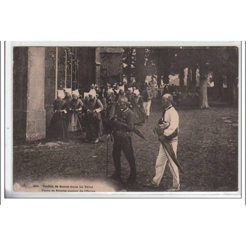 Pardon de Saint Anne La Palue - voeux et prières autour de l'église - très bon état