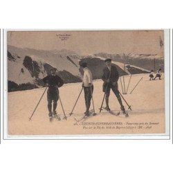 LUCHON-SUPERBAGNERES : panorama pris du sommet - vue sur le pic du Midi de Bigorre (2877 m.) - très bon état