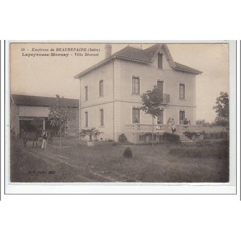 LAPEYROUSE-MORNAY : villa Séonet - environs de Beaurepaire - très bon état