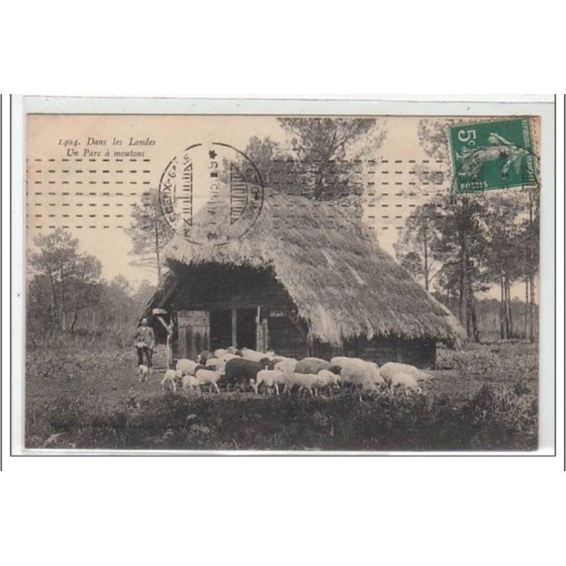 DANS LES LANDES : un parc à moutons - très bon état