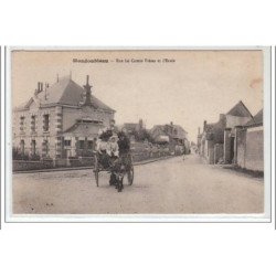 MONTDOUBLEAU : rue Le Comte Frères et l'école - très bon état