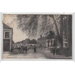 CHATEAU DU LOIR : avenue de la gare prise de la place - très bon état