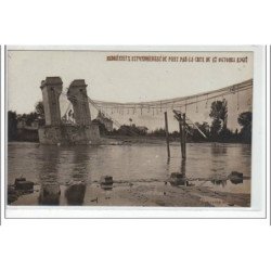 ANDREZIEUX : effondrement de pont par la gare du 17 octobre 1907 - très bon état