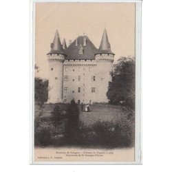 SAINT GEORGES D'AURAC : château de Flaghac (1360) - environs de Langeac - très bon état