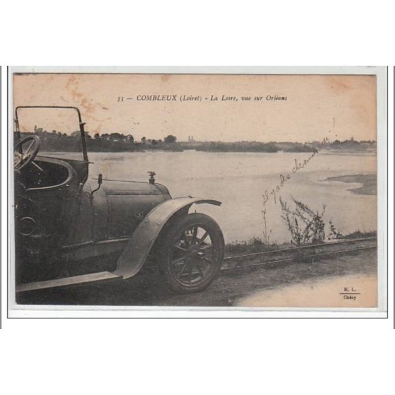 COMBLEUX : la Loire, vue sur Orléans - très bon état