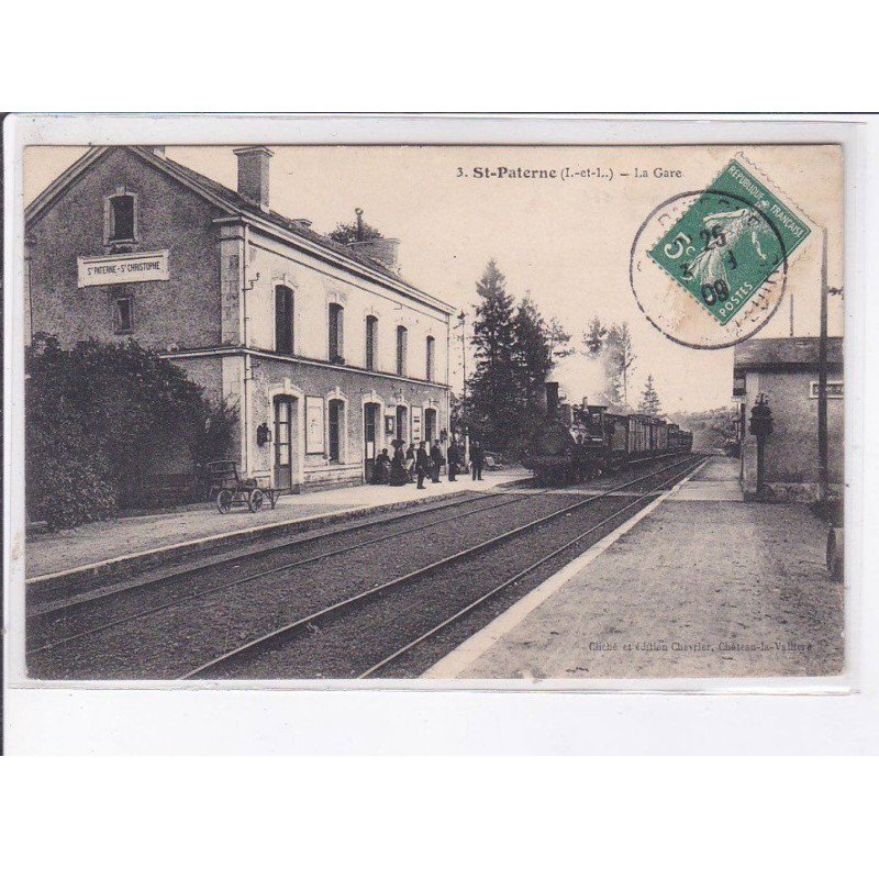 SAINT-PATERNE: la gare - très bon état