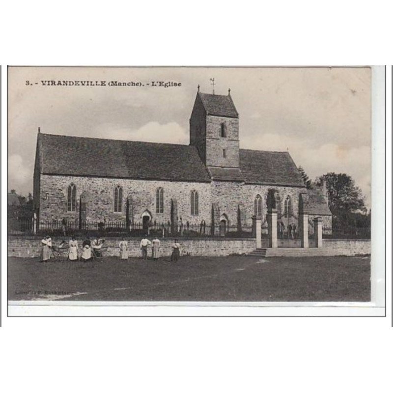 VIRANDEVILLE - L'église - très bon état