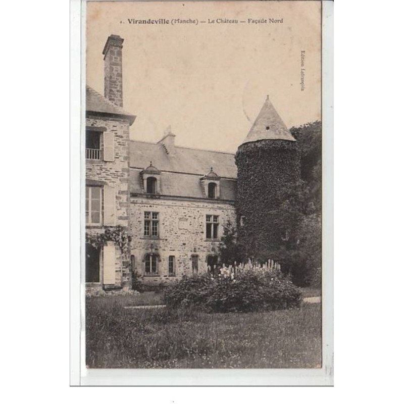 VIRANDEVILLE - Le château - façade nord - très bon état