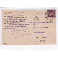 TOURS: un coin d'un des ateliers de reliure, maison alfred mame et fils - très bon état