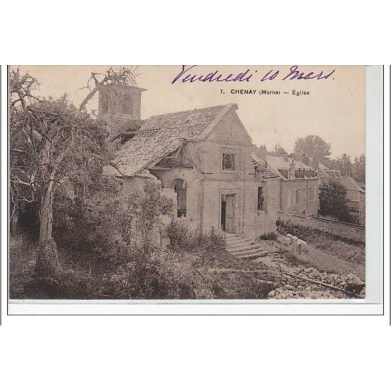 CHENAY - L'église  - très bon état