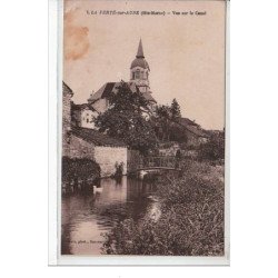 LA FERTE SUR AUBE - Vue sur le canal - très bon état