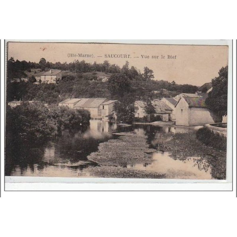 SAUCOURT - Vue sur le bief - très bon état