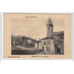 GUERRE 1914-1915 : LETRICOURT : place de l'église - très bon état