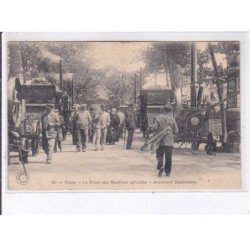 TOURS: la foire aux machines agricoles, boulevard heuretloup - état