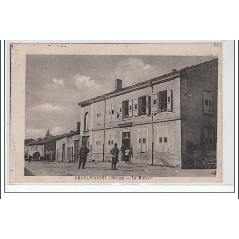 GRIMAUCOURT : la mairie - très bon état