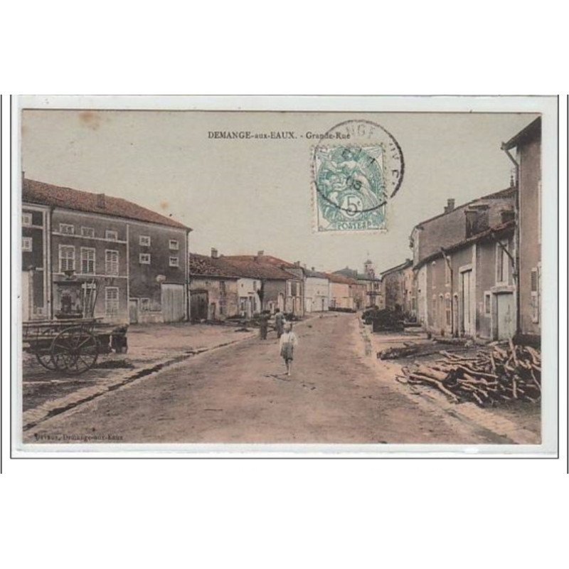 DEMANGE AUX EAUX : grande rue - très bon état