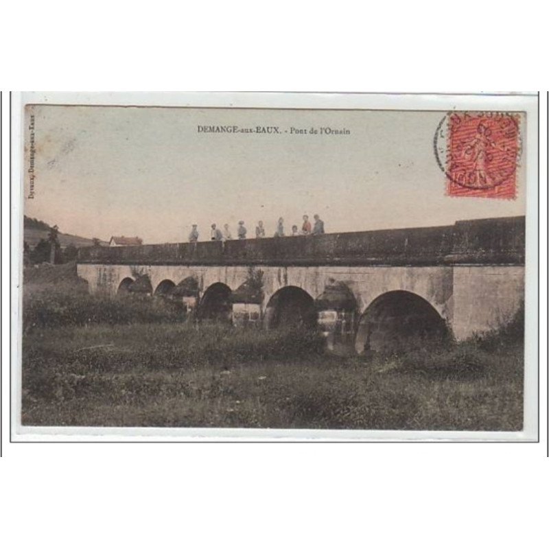 DEMANGE AUX EAUX : pont de l'Ornain - très bon état