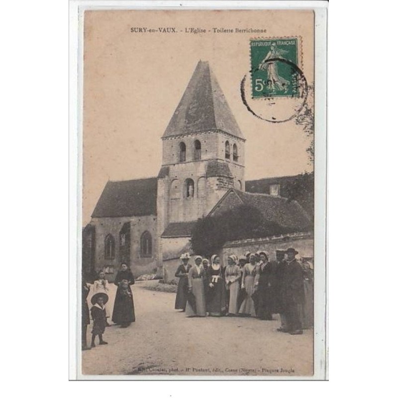 SURY EN VAUX : l'église - toilette berrichonne - très bon état