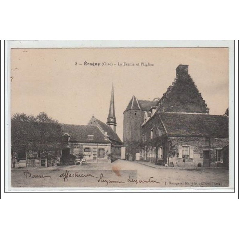 ERAGNY : la ferme et l'église - très bon état