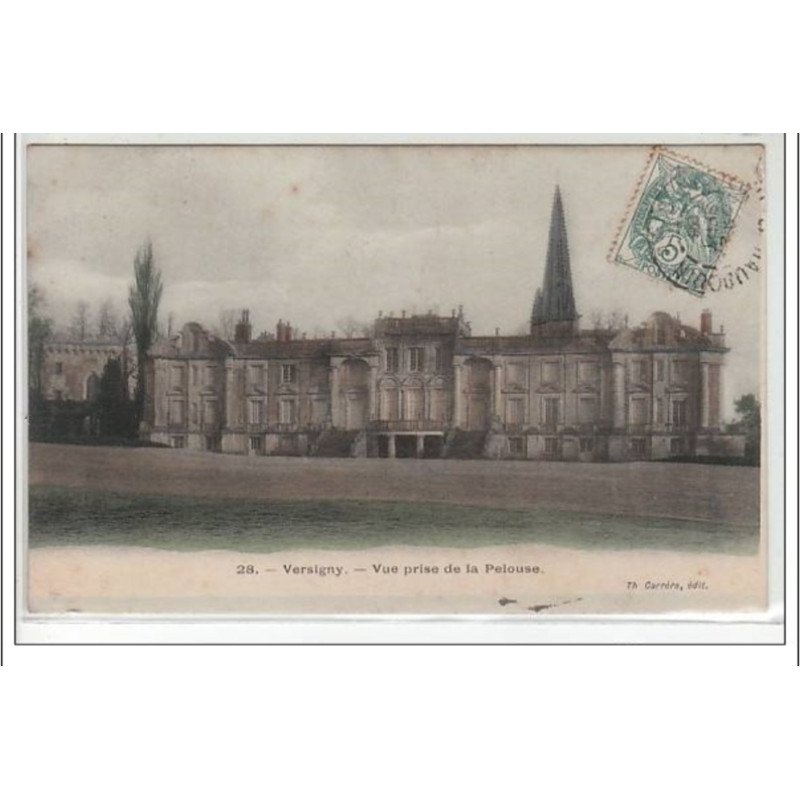 VERSIGNY : vue prise de la pelouse - très bon état