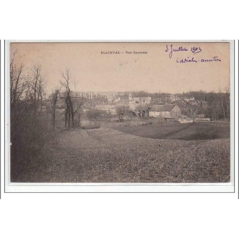 PLAINVAL : vue générale - très bon état