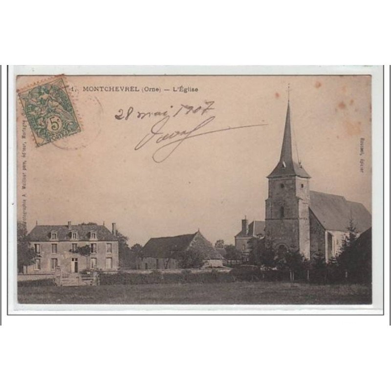 MONTCHEVREL : l'église - très bon état