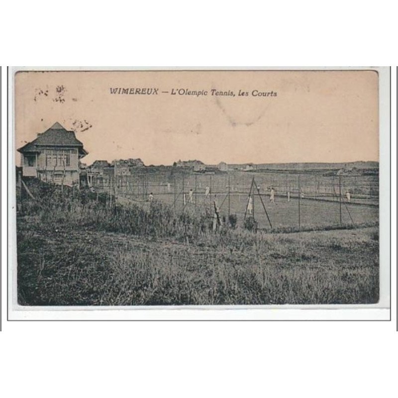 WIMEREUX : l'Olempic Tennis, les courts - très bon état