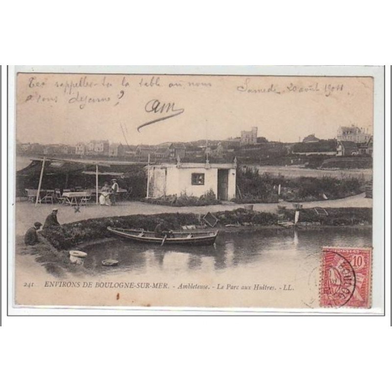 AMBLETEUSE : le parc aux huîtres - environs de Boulogne sur Mer - très bon état