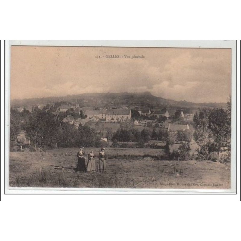 GELLES : vue générale - très bon état