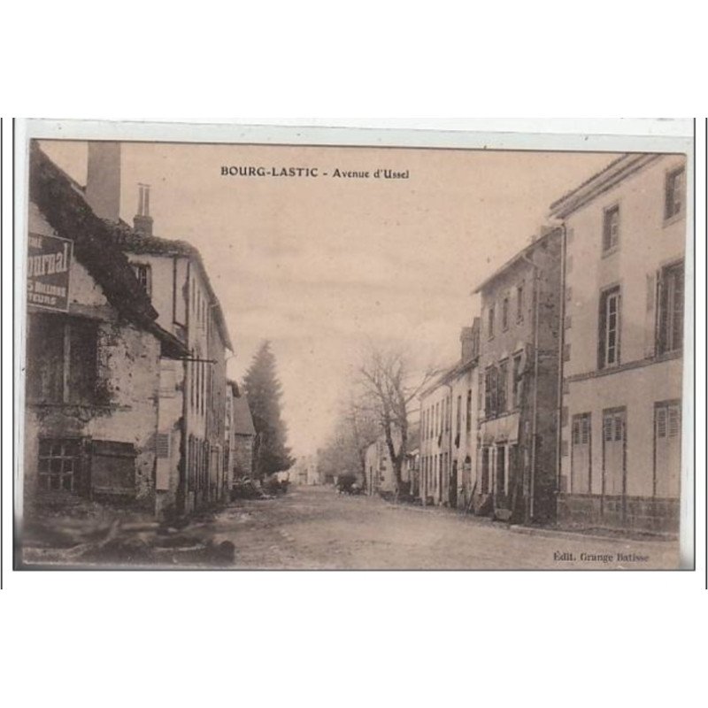 BOURG LASTIC : avenue d'Ussel - très bon état