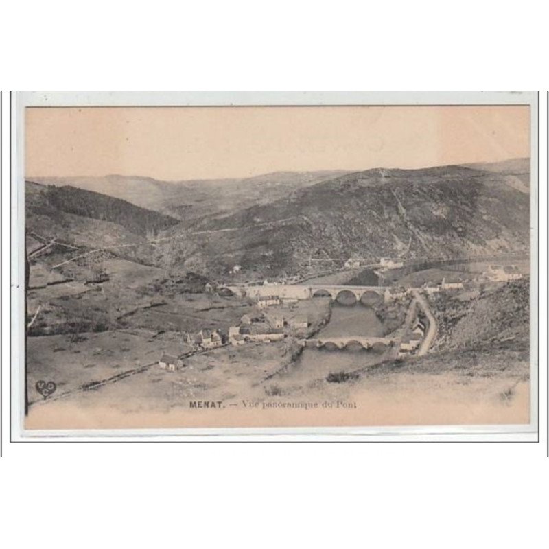 MENAT : vue panoramique du pont - très bon état