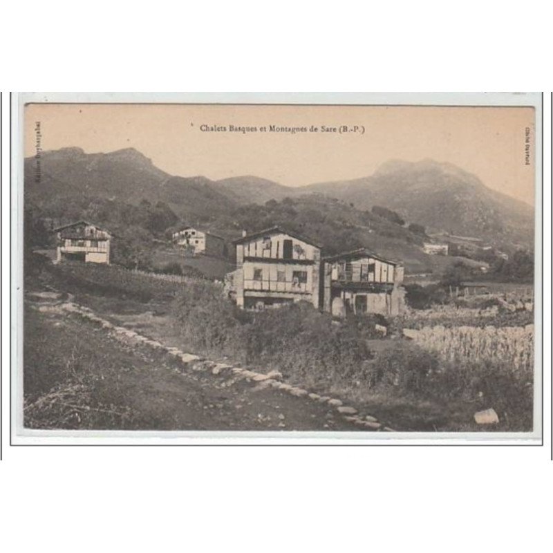 Chalets basques et Montagnes de Sare - très bon état
