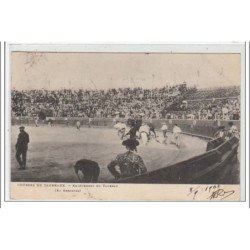 COURSES DE TAUREAUX : enlèvement du taureau - très bon état