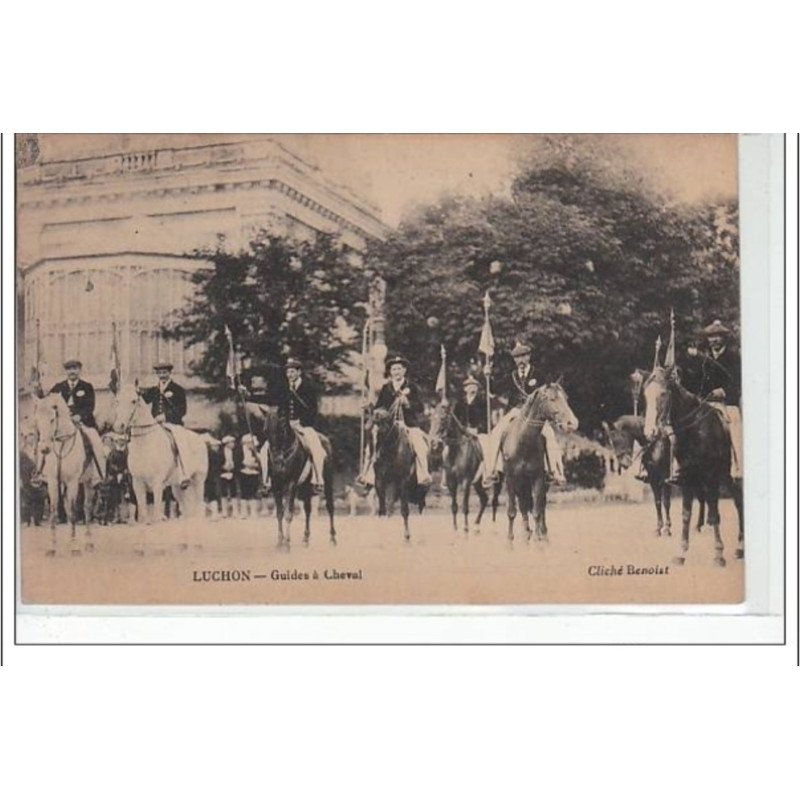 LUCHON - Guides à cheval - très bon état